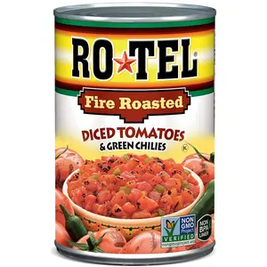 Fire Roasted Diced Tomatoes and Green Chilies, 10 oz.