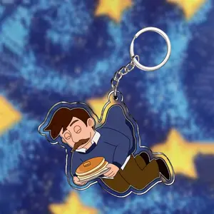 Haunted Hotel Keychain- Nathan Freeling - Pancakes Made to order