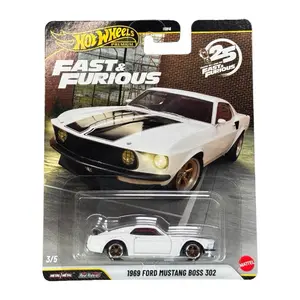 Hot Wheels Premium Fast & Furious 1969 Ford Mustang Boss 302 3/5 Diecast Car