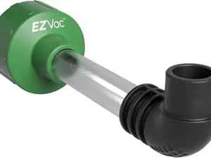 AC Drain Line Cleaner Adapter Evacuates & Unclog AC Drain Line - HVAC to PVC AC Drain Line Cleaner Tool - Universal Fit AC Drain Line Unclogger - AC Drain Line Cleaning Tool - Clear Visibility