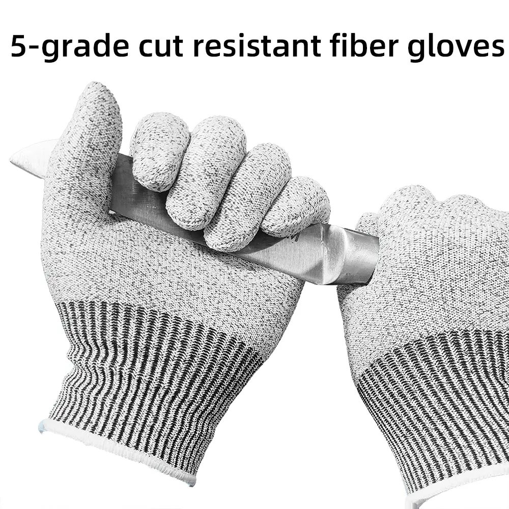 1 Pair Cut-Resistant Gloves Size 8, Hand Protection for Gardening Pruning, Daily Use Anti-Cut Gloves, Everyday Hand Safety