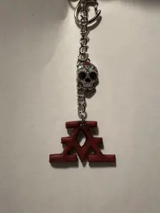 Ashley McBryde Key Chain with sugar skull