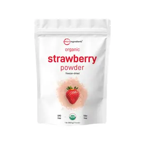 Micro Ingredients Organic Freeze-Dried Strawberry Powder 1 lb