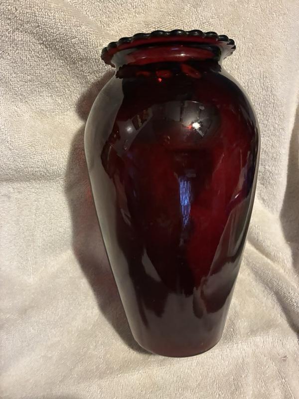 Avon ruby vase