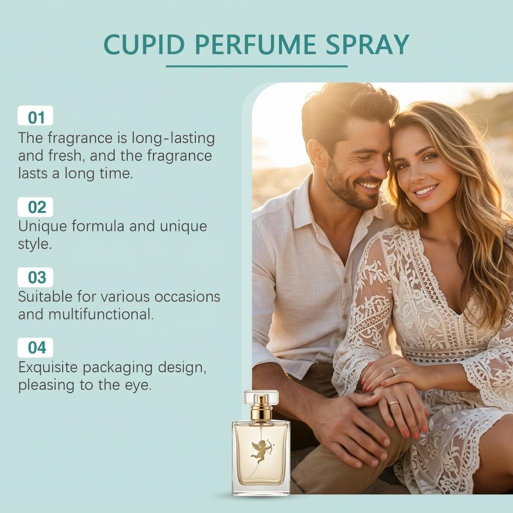 Cupid Blue Cologne Perfume for Men, Fresh Citrus Amber Scent, Long-Lasting Portable Fragrance Spray,Portable Size floral scentual sweet Eau de Parfum natural long-lasting fragrance fruity gourmand fragrance daily