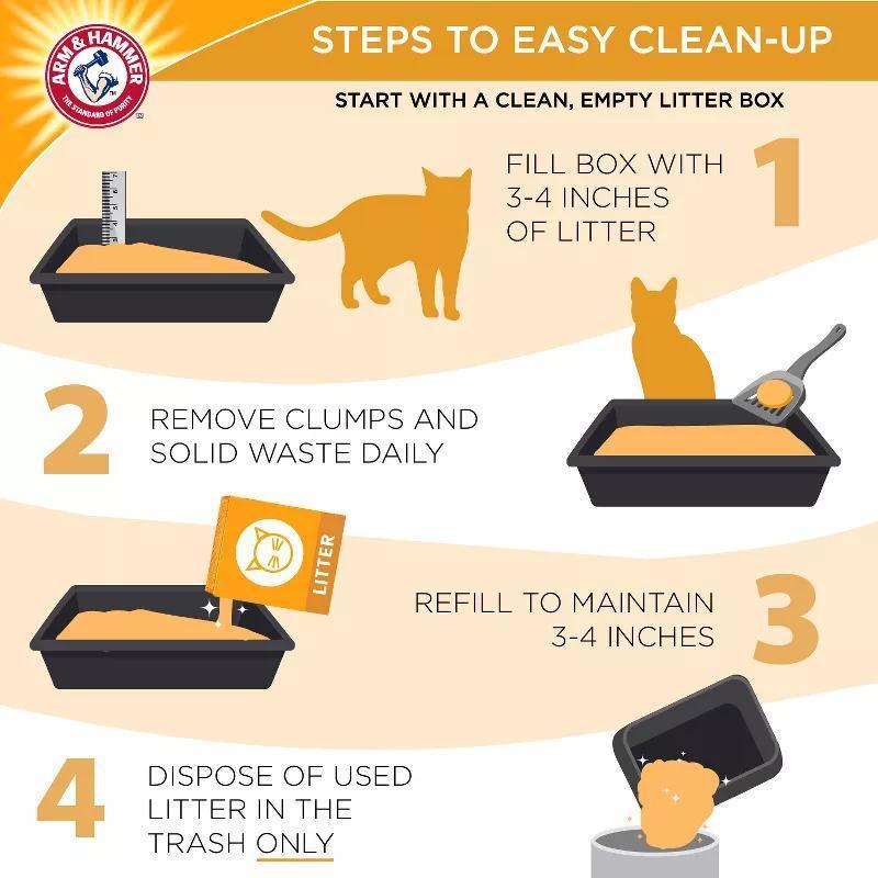 Arm & Hammer Double Duty Advanced Dual Odor Control Clumping Litter