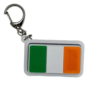 Ireland Flag Fidget Clicker: St. Patrick's Day Irish keychain accessory, stress relief, cute must have