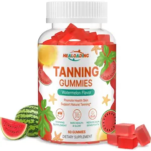Tanning Gummies Supplement for Adults: Daily Tanning Gummies with Astaxanthin, Collegen, Lycopene, zinc (Citrate), Vitamin for Tanning Supplement Skin Health & Glow Reduce Sun Sensitivity gut support healthcare liver tanning  gummy