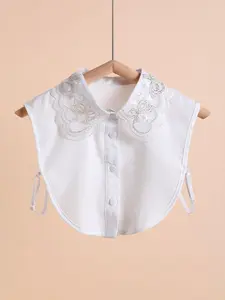 Women's Adjustable Lace Trim Detachable Collar, Elegant Fashion Casual Shawl Collar for Daily Outdoor Wear, Women Accessories for Spring Fall