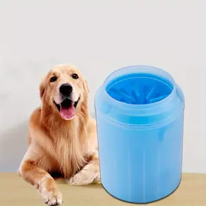 Automatic Pet Paw Cleaning Cup, Gentle Soft Design, Easy-To-Use Cleaning Solution, Ideal for Daily Grooming Care, Cat and Dog Foot Wash Bowl
