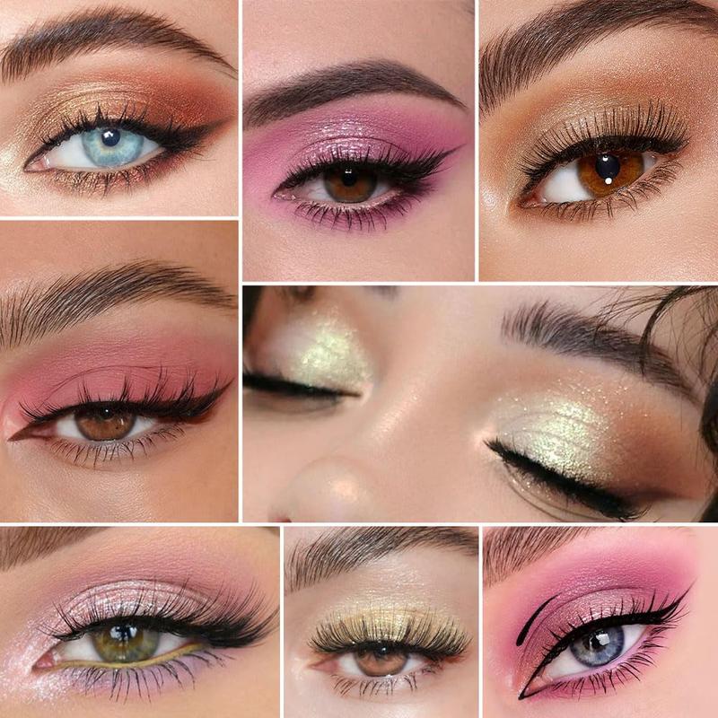 Nude Pink Gold Brown Basics Eyeshadow Palette,Matte Nude Neutral Naked Eye Shadow Makeup,Highly Pigmented Long Lasting Waterproof Ultra-Blendable,Great for Travel Gift Kit