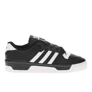 adidas Mens Rivalry Low Lace Up Sneakers Shoes Casual - Black adidas Mens Rivalry Low Lace Up Sneakers Shoes Casual - Black