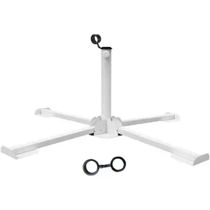 Foldable Portable Beach Umbrella Stand, Patio Umbrella Base Holder, Outdoor Sunshade Anchor Plus Size Thickened Rust Free Tempered Iron Stand for Courtyard Swimming Pool Beach Grass