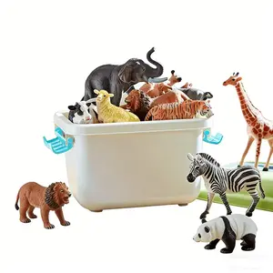 52 Piece Dinosaur Toys Set | Realistic Plastic Dino Figures for Kids 3-5,5-7,8-12 | Small Dinosaur Party Favors for Boys & Girls | Christmas Easter Egg Fillers | Learning Toys for Classroom Prizes