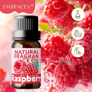 10ML Raspberry Essential Oils, Home Decor Aromatherapy, Fruit Scented Oil, Humidifier Diffuser, DIY Soap Candle Bath Car Air Freshener