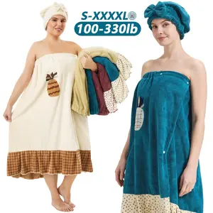 2-Piece Christmas Embroidered Bath Skirt Set, Adjustable Sizes S-Xxxxl, 100x220cm/90x170cm, Ideal for Spa Beach Home Steam Room