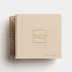 NIV, Spiral-bound Illustrating Bible: The Gospels, Leathersoft Spiral, Tan: Draw, Write, and Reflect Your Way Through Scripture