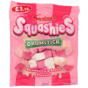 Squashies Strawberry and Cream Flavor (from the UK)