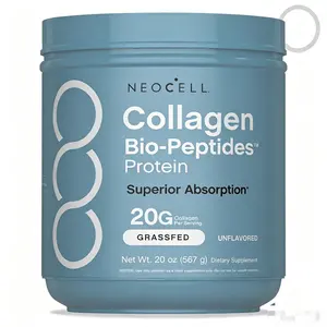 NeoCell Collagen Bio-Peptides Powder 20oz | Grassfed Protein Supplement | Advanced Formula with 18 Essential Amino Acids