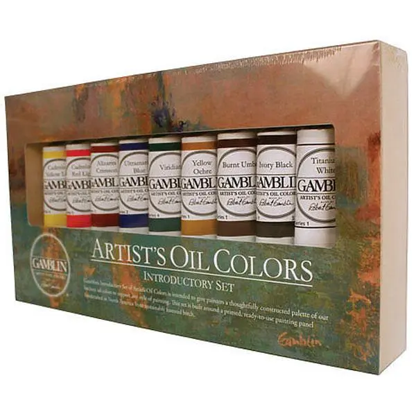 Gamblin's Artist Oil Color Introductory Set of 9