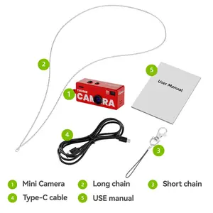 Portable Digital Camera G6, HD 1080P, Multi-Language Support, Supports Up to 128GB TF Card, Retro Look, Rechargeable, Perfect Gift!