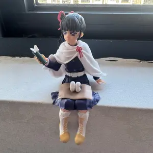 Demon Slayer Kanao PVC Anime Action Figure, Sitting Collectible Noodle Stopper Toy for Fans