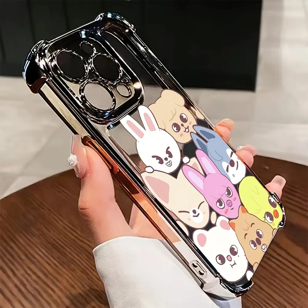 Korean Trendy Singer Group Phone Case Compatible with Iphone 17 Pro Max Air 16 15 14 13 12 11 Pro Max X XR XSMAX 8 7 Plus & Samsung Galaxy S25 Ultra S24 S23 S22 S21 Plus Shockproof Transparent Soft Back Cover.