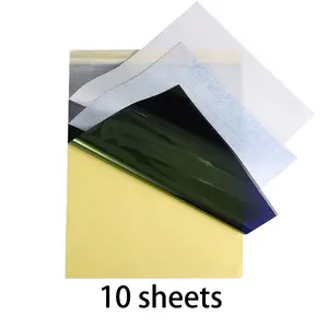 Tattoo Transfer Paper, Thermal Stencil Paper for Tattooing, A4 Size 4 Layers DIY Tracing Stencils, Tattoo Supplies Kit