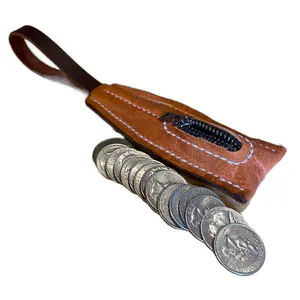 Melon Buster Coin Purse.  Phillips Leather