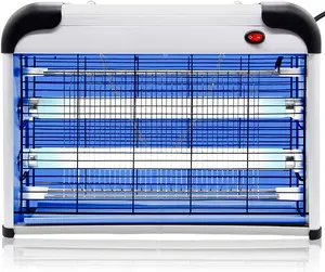 Electric Bug Zapper, Aluminium Indoor Insect Killer for Mosquito, Bug, Fly with Powerful 2800V Grid 20W Bulbs