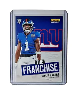 Malik Nabers Rookie 2024 Panini The Franchise NFL #20 Football Card 1 of 319