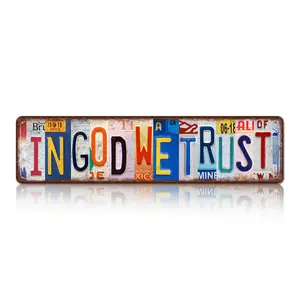 2D flat classic 8×12 aluminum sign featuring faith, vintage vibes, and real meaning!