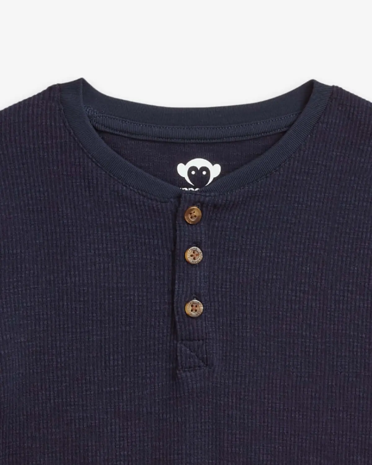 Craftsman Thermal Henley, Navy Blue