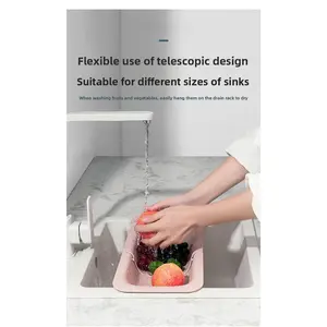 Extra Large Adjustable Sink Dish Drainer Rack Foldable Kitchen Organizer Stainless Steel Countertop Drain Board Vegetable Fruit Washing Basket Reusable Storage