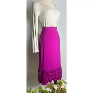 Magneta Crochet Bottom Skirt