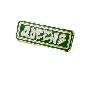 Queens Street Sign Pin - NYC Iconic Design for Jackets Bags & Travel Gifts