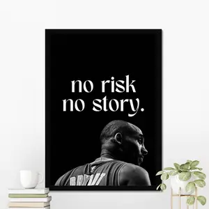 Kobe Bryant Motivational Poster, Inspirational Wall Art, Home Gym Decor, Basketball Poster, Motivation Wall Art, Motivational Print