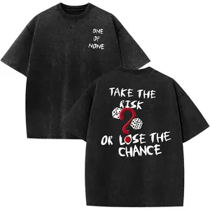 Men’s Vintage Washed Graphic Top - Unisex Oversized Baggy Basic Black Simple Round Neck Soft Cotton Crewneck Short-Sleeve Classic Casual Menswear for Gym, Sports & Outdoor Activities