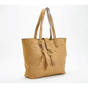 Patricia Nash Embossed Nubuck Wyatt Tote