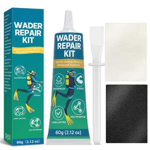 Wader Repair Kit, Flexible Wetsuit Repair Kit,  Wader Patch for Fixing Wetsuit, Neoprene (2.12oz)
