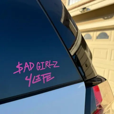 Sad Girlz 4 Life Junior H Vinyl Decal Sticker Many Colors/Sizes