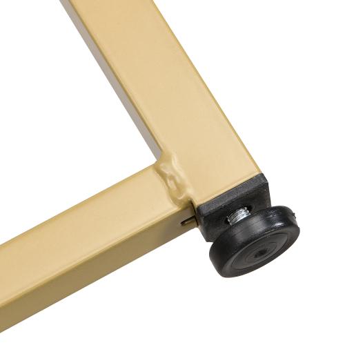 Modern 7-Piece Dining Table Set with Faux Marble Table and Triangular Chair Design, Compact 55Inch Kitchen Table Set for Small Places (Golden+White) Modern 7-Piece Dining Table Set with Faux Marble Table and Triangular Chair Design, Compact 55Inch Kitchen Table Set for Small Places (Golden+White)