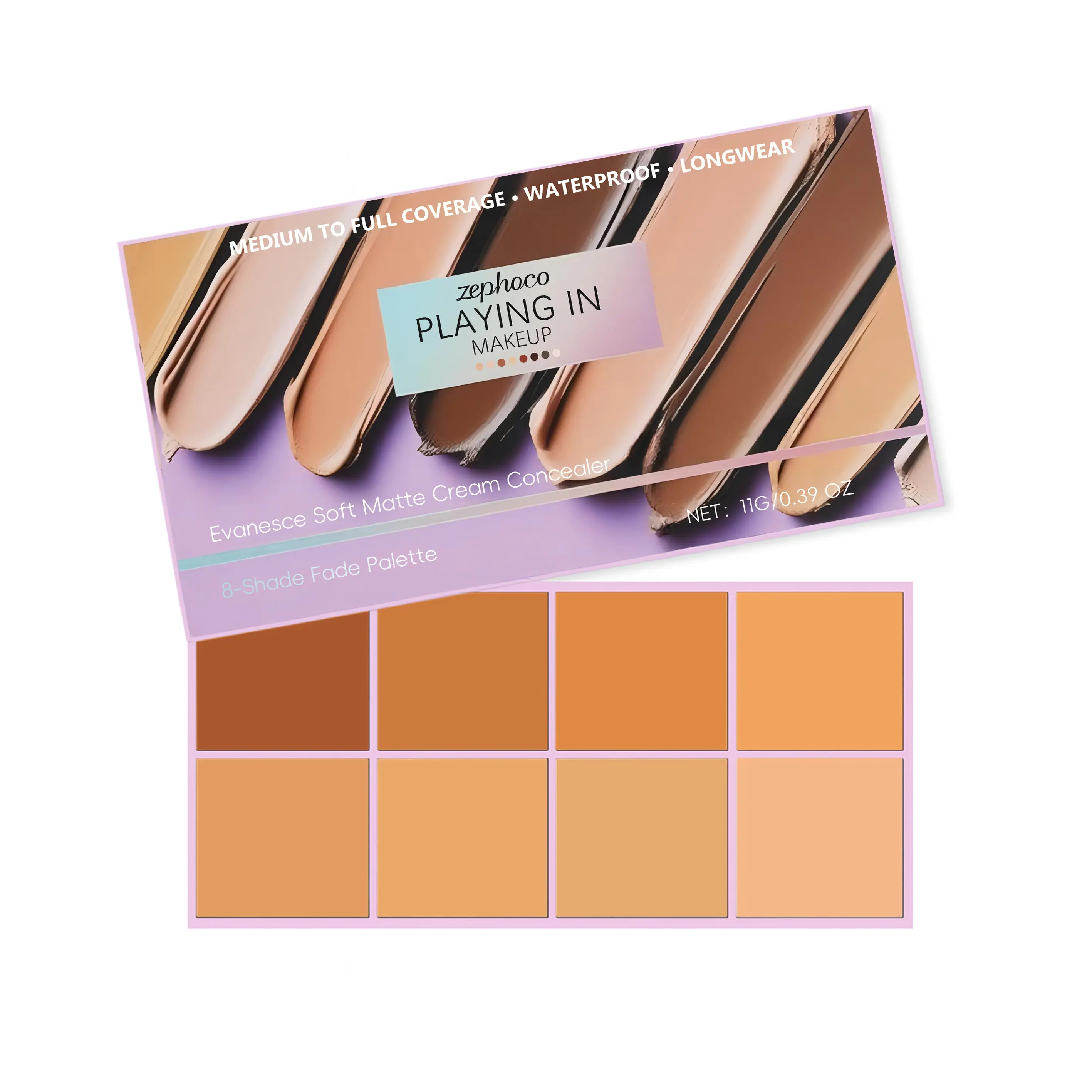Medium-Tone Soft Mist Gradient Concealer - Natural, Lightweight, Docile Clear-Makeup Cosmetic