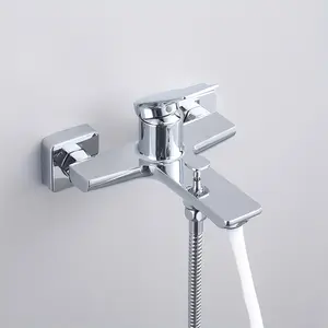 Modern Simple Bathroom Faucet, Bathroom Faucet with Hand Shower, Bathroom Accessories for Home Use, Bathroom Supplies