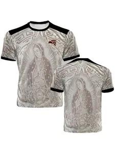 Mexico Football Men's Women's Training Sports Short Sleeved T-Shirt Summer Breathable Quick Drying Oversized