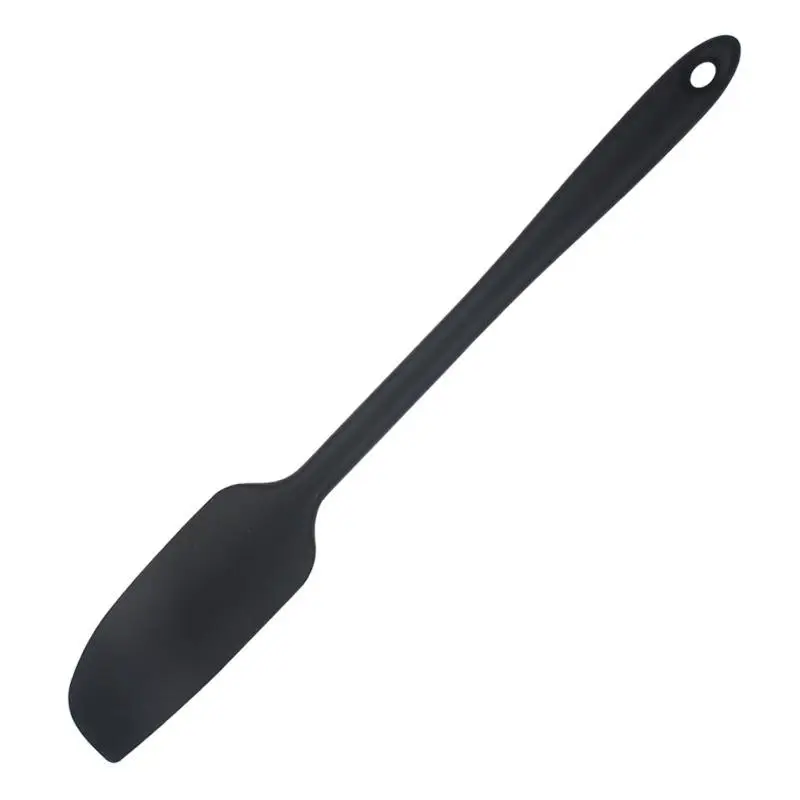 Silicone Jar Spatula, 1 Count Long Handle Non-stick Silicone Scraper, Kitchen Baking Tool for Blenders Cream, Baking Utensils