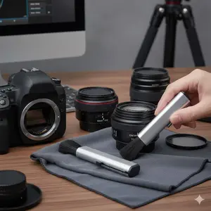 Extendable Cleaning Brush for Car Vents, Keyboard Dust Cleaner, Home Detail Brush with Soft Wool Head & Adjustable Plastic Handle. Versatile Tool for Auto, PC, Office, Household Deep Cleaning.