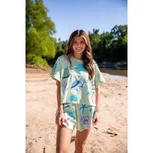 Saltwater sparkle terry cloth set