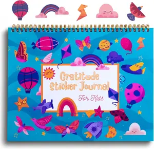 Kid's Gratitude Journal - One Line a Day with Stickers - Daily Children's Gratitude Journal for Girls and Boys