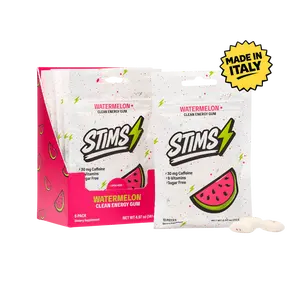 STIMS® WATERMELON ENERGY GUM STIMS® WATERMELON ENERGY GUM